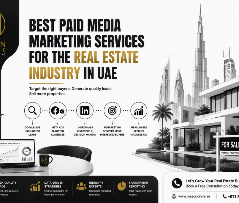 Best Paid Media Marketing Services for Real Estate in UAE | Mason Circle